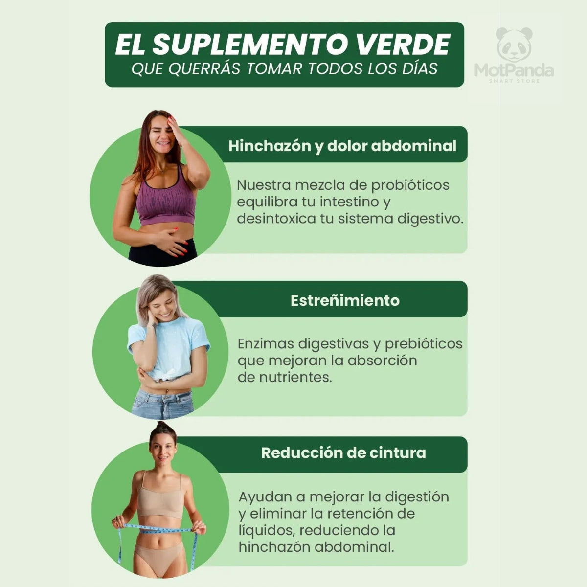 BLOOM GREEN Menos Hinchazón y Más Energía Alivio Natural 100 Grms