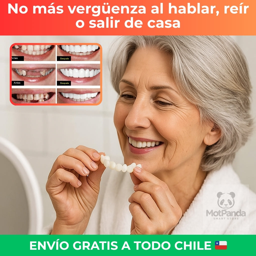 CARILLAS DENTALES CUBRE DIENTES EN SEGUNDOS Y RECUPERA TU SONRISA