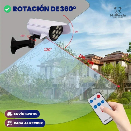 FOCO SOLAR LED DE SEGURIDAD CON SENSOR DE MOVIMIENTO