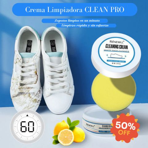 Crema CLEAN PRO Limpiadora de Zapatos