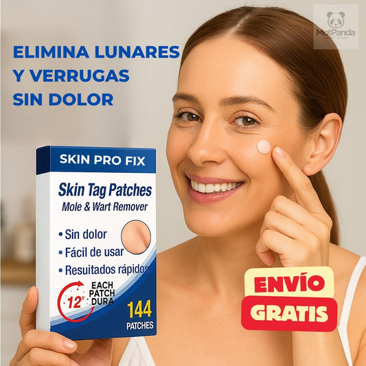 SKIN PRO FIX™ - 144 Parches Elimina Verrugas y Lunares- SIN DOLOR Ni Complicaciones