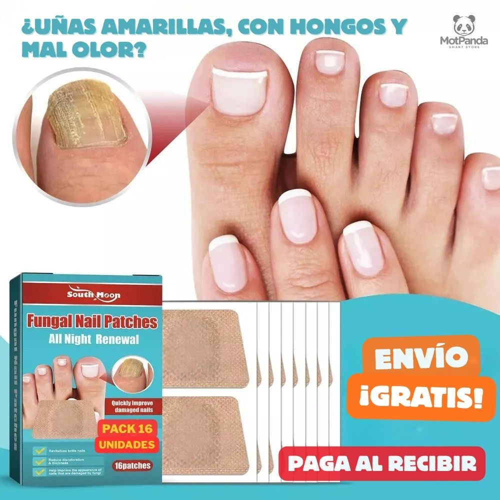 FungaClear™  PARCHES ANTIHONGO para Uñas
