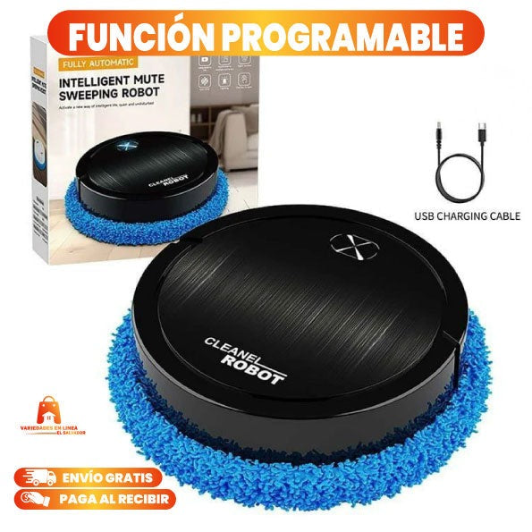 ROBOT ASPIRADORA – ASPIRA Y TRAPEA SOLO Pisos limpios sin agacharte!