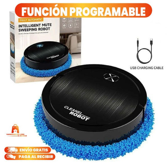 ROBOT ASPIRADORA – ASPIRA Y TRAPEA SOLO Pisos limpios sin agacharte!