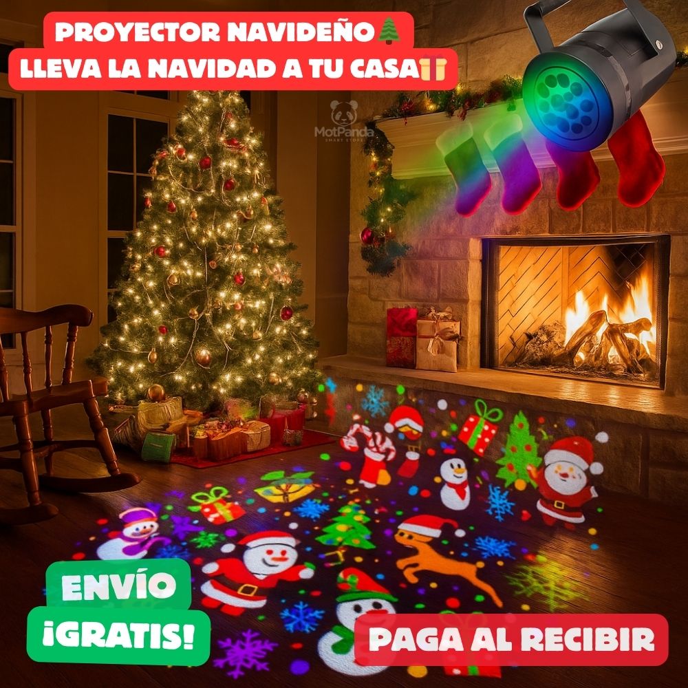 Proyector Led Navideño Xmas Light Pro™ - ILUMINA TU NAVIDAD 🌲