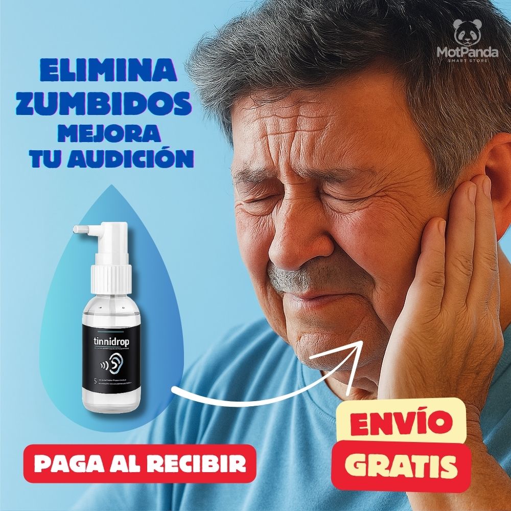 TINNIDROP™ SPRAY – Alivio del zumbido y Limpieza profunda al instante