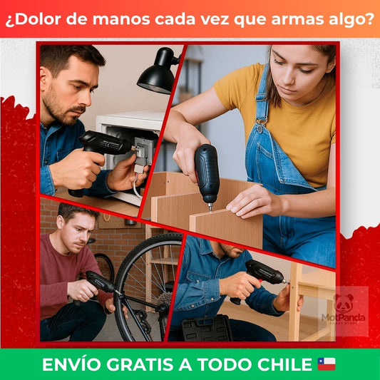 SWIFT DRILL DESTORNILLADOR ELÉCTRICO INALÁMBRICO Ahorra tiempo y esfuerzo