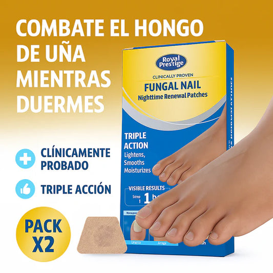 2X1 PARCHES ANTIHONGOS - Uso Fácil y Cómodo - Mejora la apariencia de tus uñas
