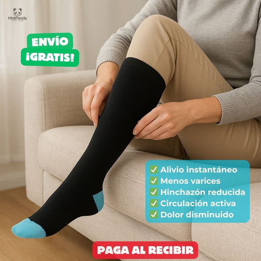ConfortVital™ CALCETINES DE COMPRESION - Alivio inmediato para varices y piernas pesadas