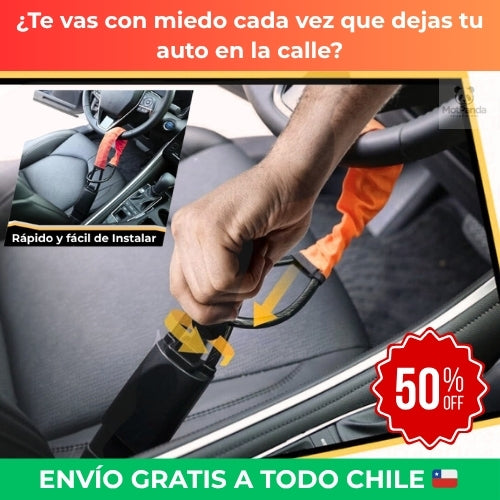 CAR SECURITY LOCK - TRABA VOLANTE - Evita Robos en Menos de 5 Segundos