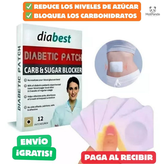 Diabest Patch™ BAJA EL AZÚCAR Y BLOQUEA LOS CARBOHIDRATOS