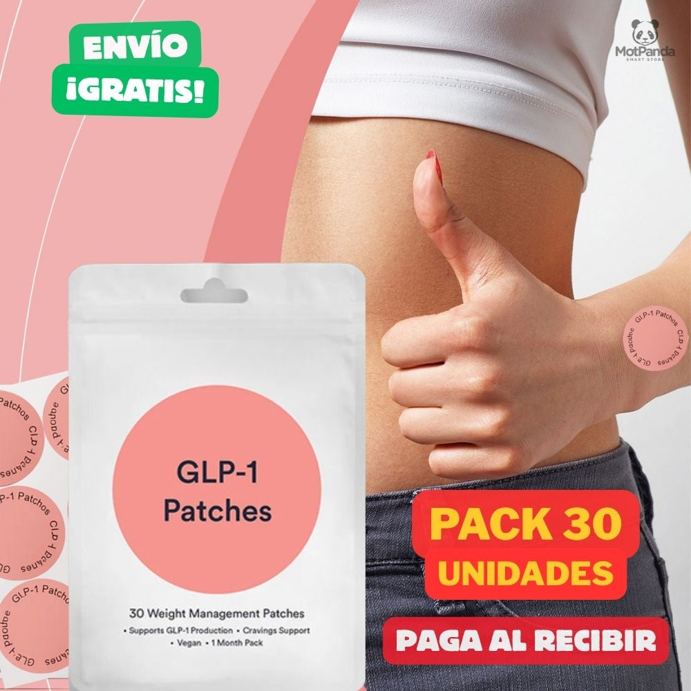 🔥 CalmBites Patch GLP-1™ BLOQUEA ANTOJOS, CONTROLA EL HAMBRE y Quema grasa todo el día (30 Parches)