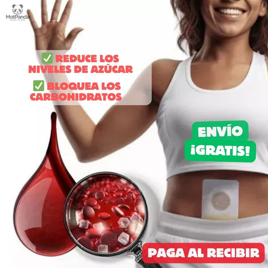 Diabest Patch™ BAJA EL AZÚCAR Y BLOQUEA LOS CARBOHIDRATOS