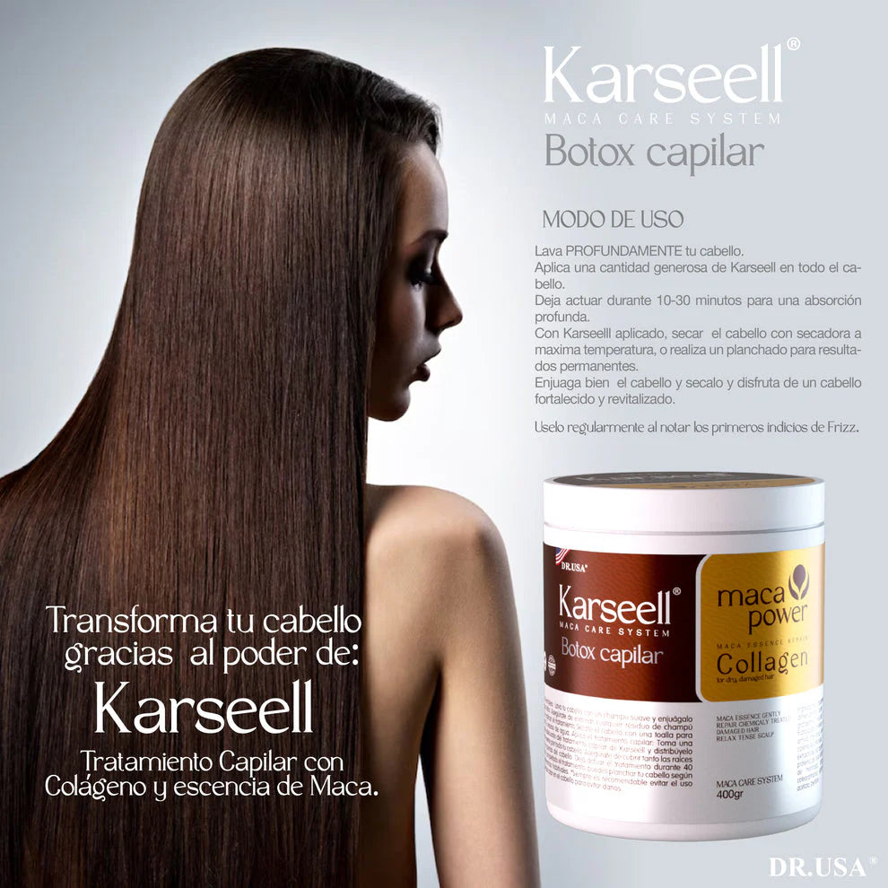 KARSEELL™ BOTOX CAPILAR CON ARGÁN Y COLÁGENO 🔥